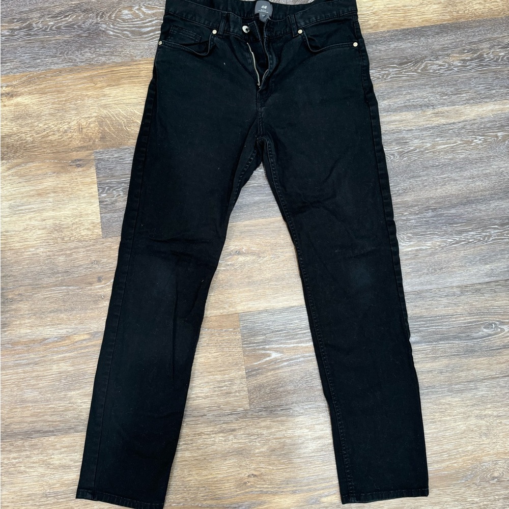 H&M Dark Straight Jeans